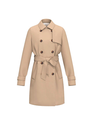 Trench in cotone stretch