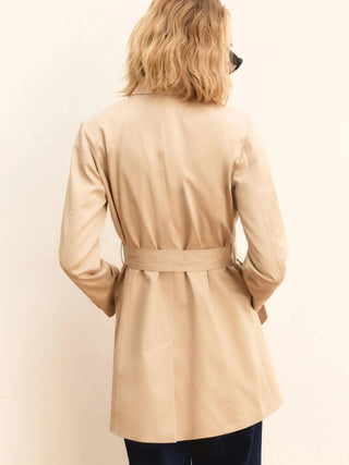 Trench in cotone stretch