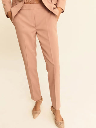 Pantalone slim in faille