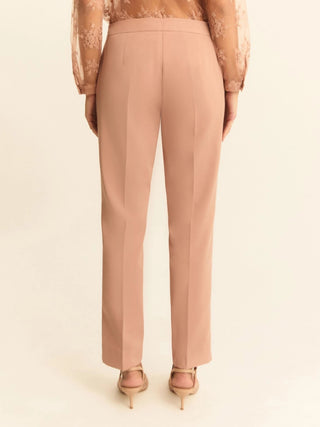 Pantalone slim in faille