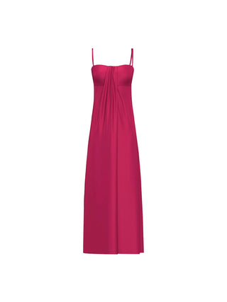 Abito a bustier in raso