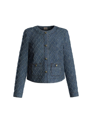 Giacca corta in denim