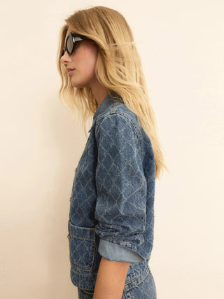 Giacca corta in denim