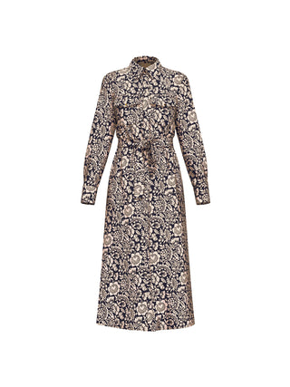 Chemisier stampato con cintura