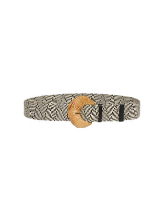 Cintura elasticizzata in rafia
