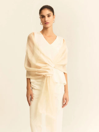Stola in organza