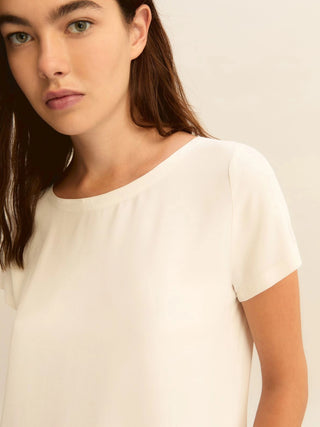 Blusa in crepe di misto seta