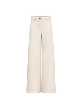 5 tasche ampio in raso stretch