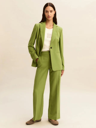 Pantalone dritto in tessuto stretch