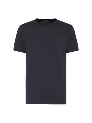 T-shirt con logo ricamato