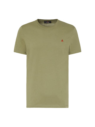 T-shirt con logo ricamato