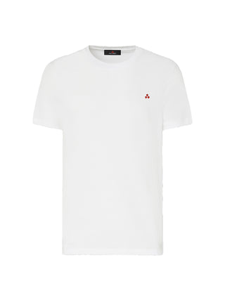 T-shirt con logo ricamato