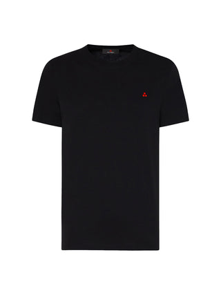 T-shirt con logo ricamato