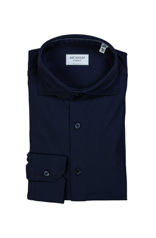 Camicia con collo francese