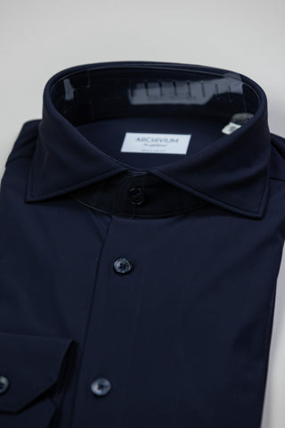 Camicia con collo francese