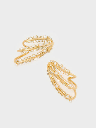 Orecchini anya over con pietre