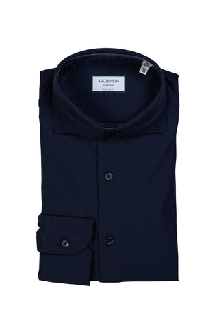 Camicia con collo francese