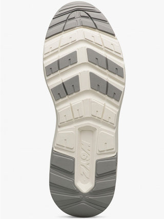 Sneakers in suede e tessuto tecnico