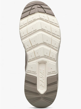 Sneakers in suede e tessuto tecnico