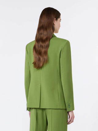 Blazer monopetto in lana stretch