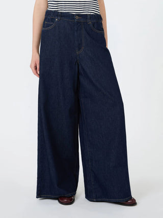Jeans lungo in denim di cotone