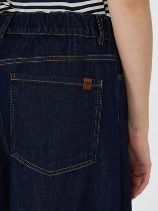 Jeans lungo in denim di cotone