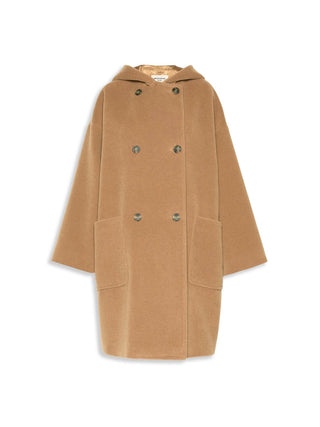 Cappotto in beaver di lana e alpaca