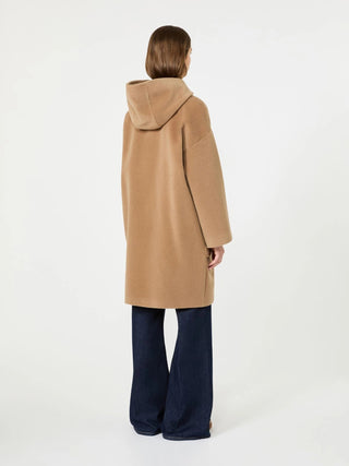 Cappotto in beaver di lana e alpaca