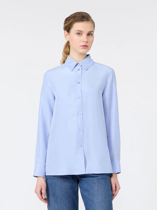 Camicia in habotai di seta