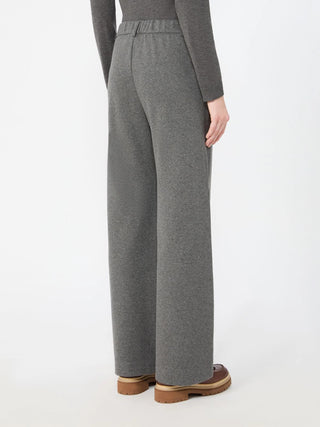 Pantalone in jersey micro jacquard