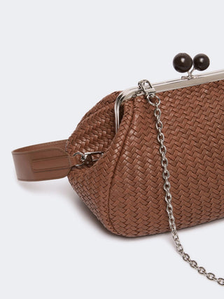 Pasticcino bag medium in pelle intrecciata