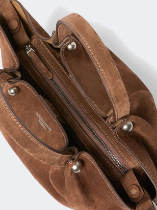 Tote bag piccola in suede