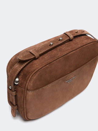 Camera bag daily casual in suede