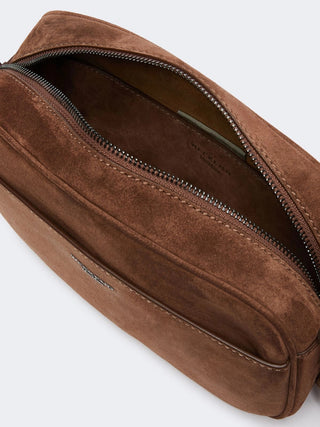 Camera bag daily casual in suede