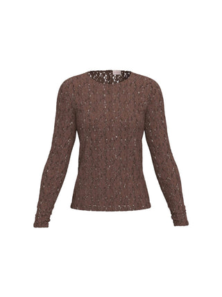 T-shirt in jersey pizzo