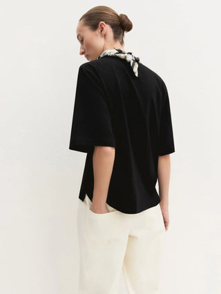 T-shirt in cotone stretch