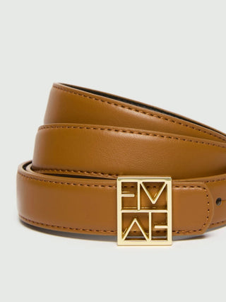 Cintura reversibile con logo