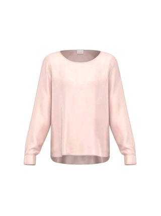 Blusa in raso stretch