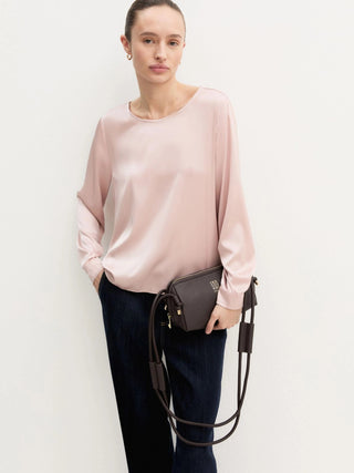 Blusa in raso stretch