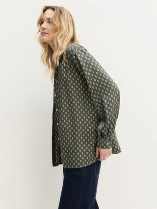 Camicia in twill stampato