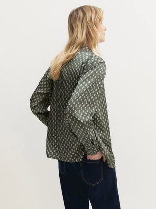 Camicia in twill stampato