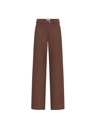 Pantalone 5 tasche in raso stretch