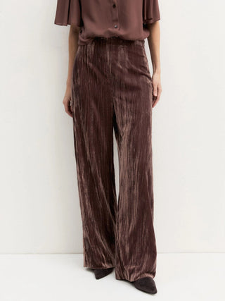 Pantalone in velluto crackle