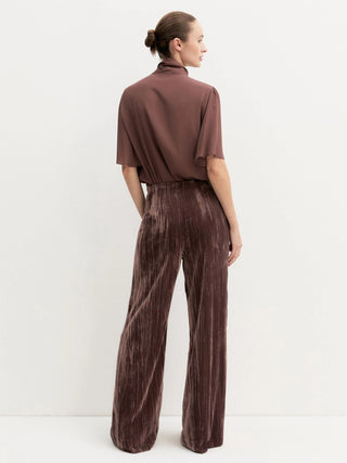 Pantalone in velluto crackle