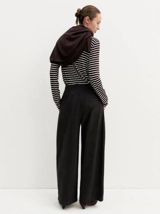 Pantalone in raso stretch