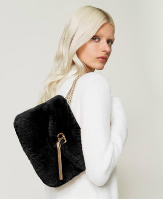 Borsa a tracolla ‘dreamy’ soft in faux fur