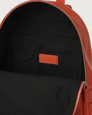 Micron leather backpack