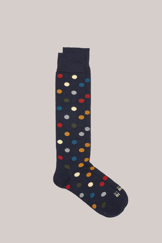 Long socks with polka dots