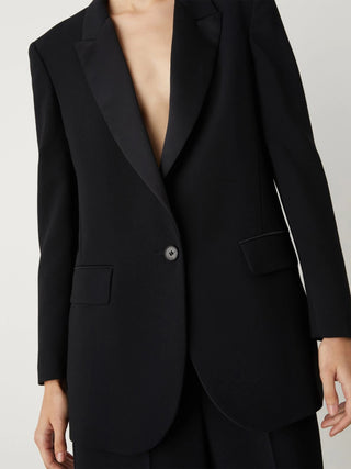 Blazer in crêpe