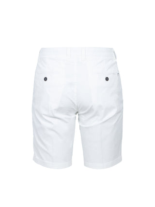 Slim cotton Bermuda shorts